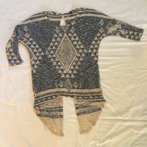 3/4 Sleeve Tunic Top